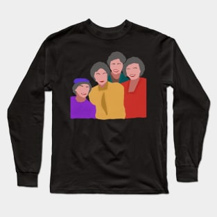 Golden Girls Illustration Long Sleeve T-Shirt